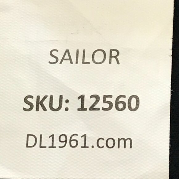 DL1961 Hepburn Wide Leg Pants Women 26 Blue High Rise Button Accent Stretch - Picture 16 of 16